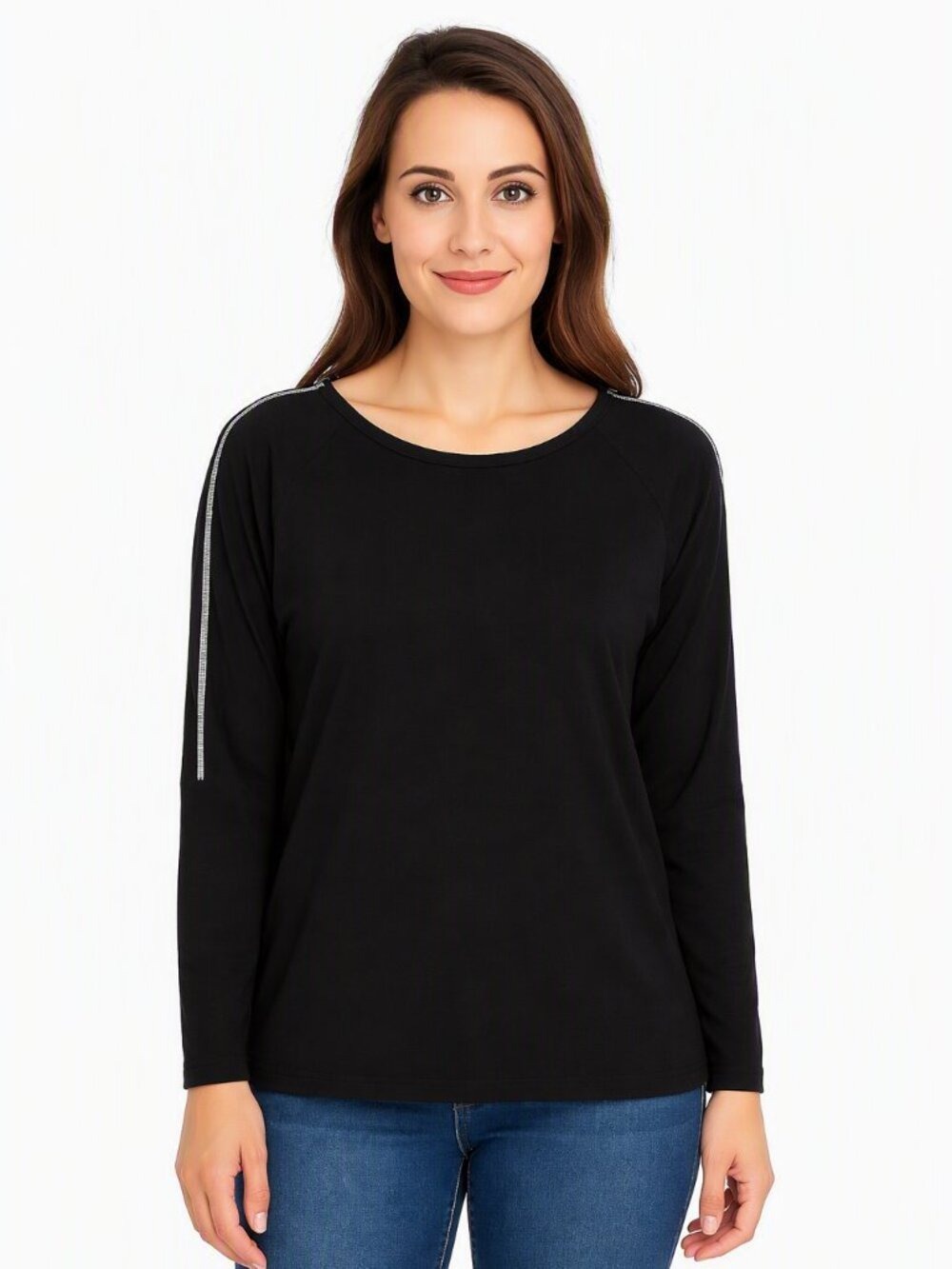 Michael Michael Kors Black Dolman Sleeve Top Medium